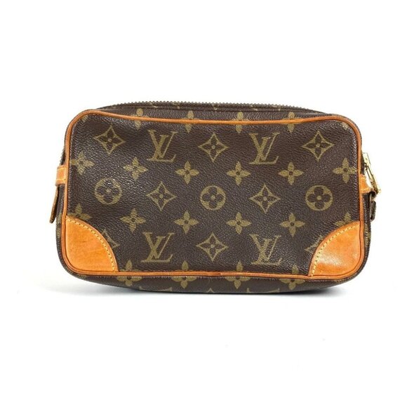 LOUIS VUITTON M51827 Monogram Marly DragonnesPM Pouch Bag Clutch Bag with Strap - Picture 2 of 15